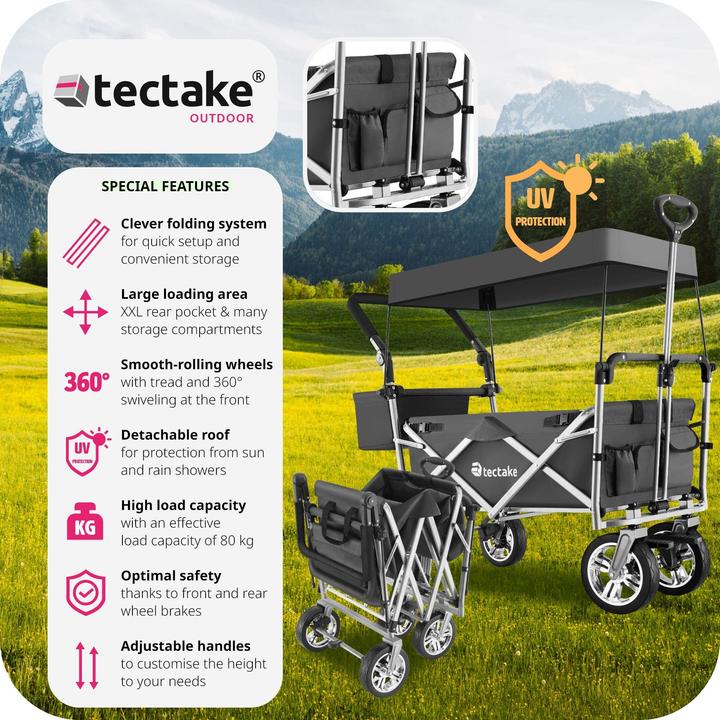 Actual product image tectake Nico Collapsible Handcart