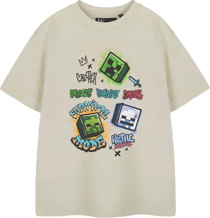 Image du produit Minecraft - T-shirt manches courtes SURVIVAL MODE - Garçon (128)