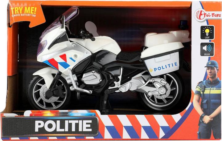Actual product image Toi-Toys Dutch police motorbike with light and sound