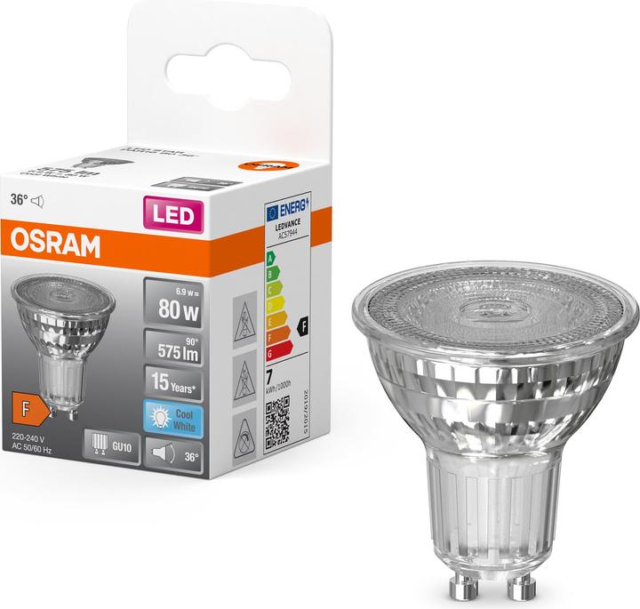 Image du produit Osram Star Par 16 (GU10, 6.90 W, 575 lm, 1 x, F)