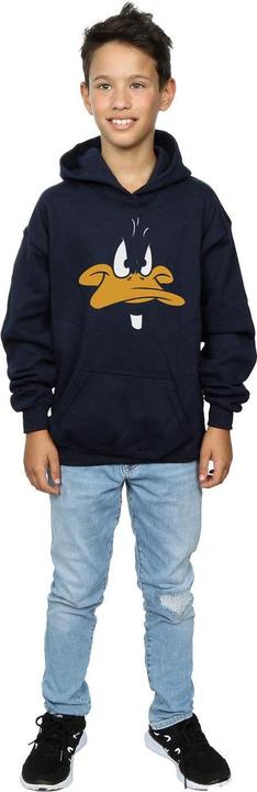 Immagine prodotto Looney Tunes Felpa con Cappuccio Daffy Duck Viso Ragazzi (128)
