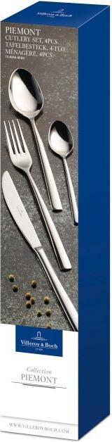 Actual product image Villeroy & Boch Tafelbesteck 4tlg. Piemont (4 Piece, Cutlery set)
