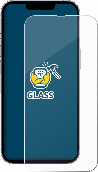 Actual product image BROTECT Armoured tempered glass screen protector (1 Piece, Apple iPhone 13 Pro)
