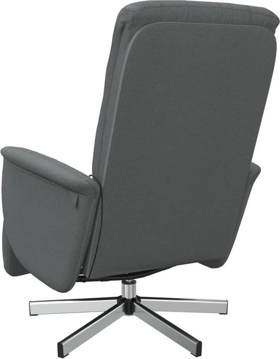 Actual product image VidaXL Massage chair with footrest dark grey fabric, colour