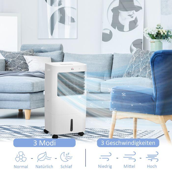 Produktbild Swisshandel24 3 in 1 Mobile Klimaanlage mit Luftbefeuchtung Wasserkühlung 15L Klimagerät (20 m²)