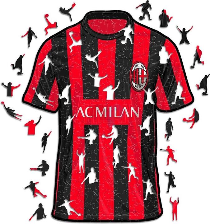 Immagine prodotto Iconic AC Milan - Maglia - Puzzle in Legno Taglia S (150 Pezzi) (150 pezzi)