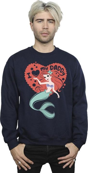 Actual product image Disney Mens The Little Mermaid Love Daddy Sweatshirt (XL)