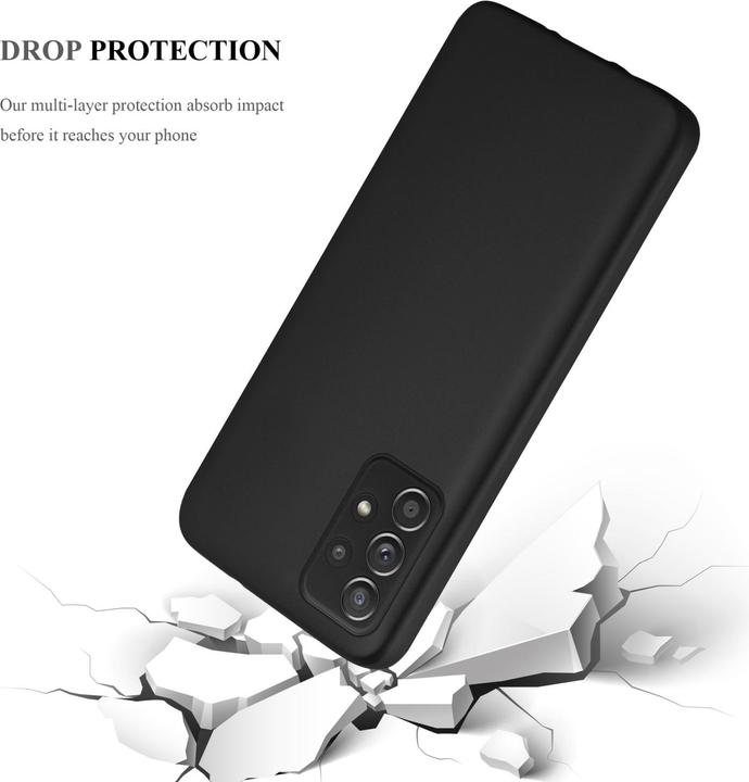 Actual product image Cadorabo TPU Matt Metallic Sleeve (Samsung Galaxy A52, Samsung Galaxy A52 5G, Samsung Galaxy A52s 5G)