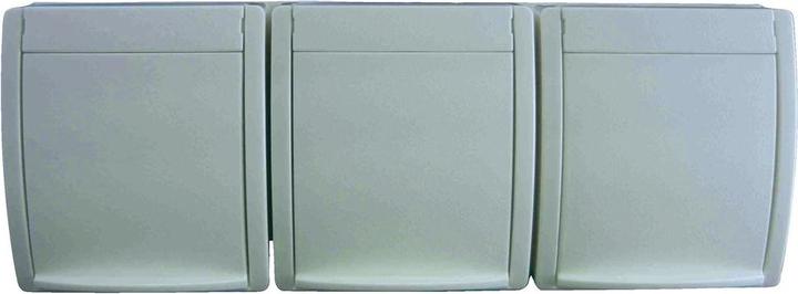 Busch-Jaeger SCHUKO triple socket