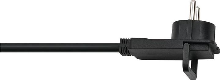 Produktbild Brennenstuhl Kurzverlängerungsleitung mit Winkel-Flachstecker 10m H05VV-F3G1.5 schwarz (10 m, 2-Polig)