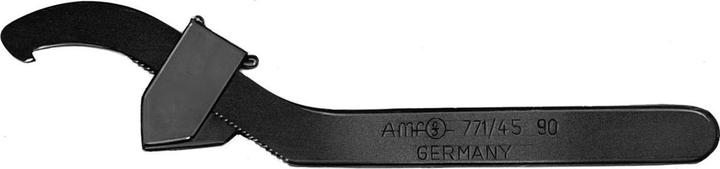 Produktbild Amf Verstellbarer Hakenschlüssel mit Nase (165 mm, 130 mm, 150 mm, 125 mm, 160 mm, 115 mm, 95 mm, 140 mm, 124 mm, 105 mm, 145 mm, 142 mm, 155 mm, 120 mm, 100 mm, 135 mm, 110 mm)