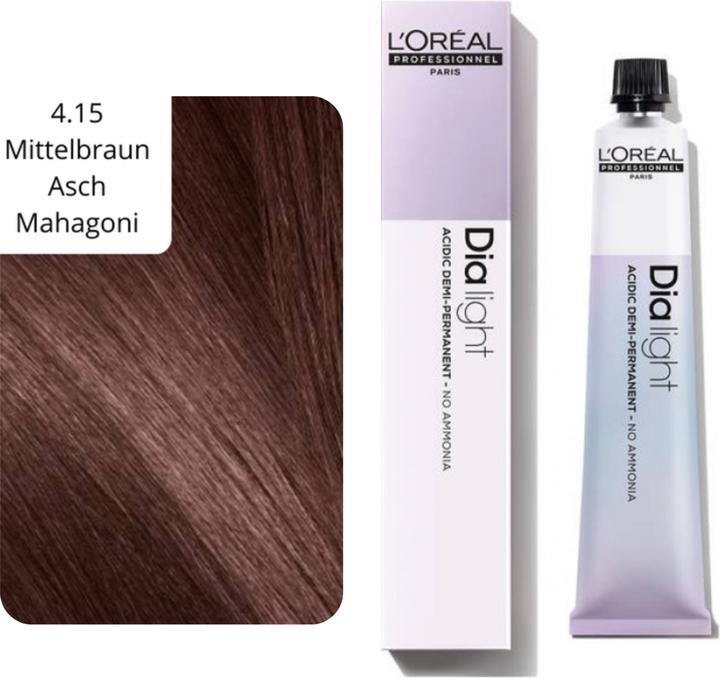Immagine prodotto L'Oréal Professionnel Dialight (4,15 medio marrone frassino mogano)