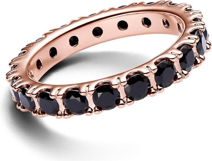 Image du produit Pandora Bague noire Sparkling Row Eternity (54)