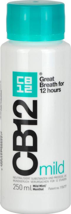 Actual product image CB12 Mild Mint/Menthol Mouthwash, 250 ml solution (250 ml, Mouthwash)