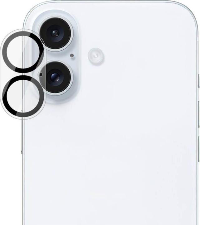 Actual product image Imak iPhone 16 / 16 Plus - armoured glass camera (1 Piece, Apple iPhone 16 Plus)