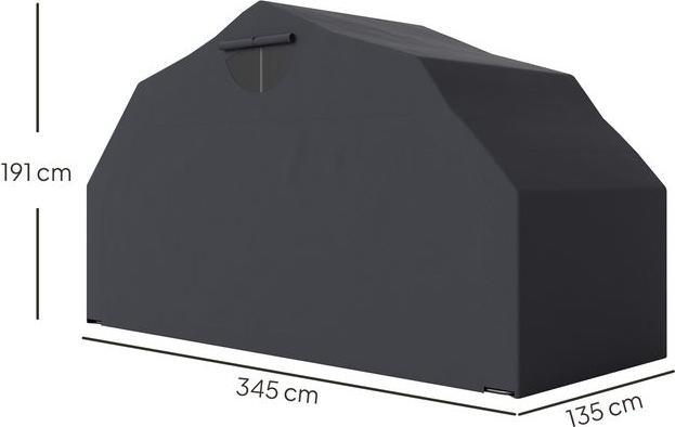 Produktbild Swisshandel24 Motorrad Abdeckplane Faltbar Outdoor Motorradabdeckung Wasserdicht Winterfest