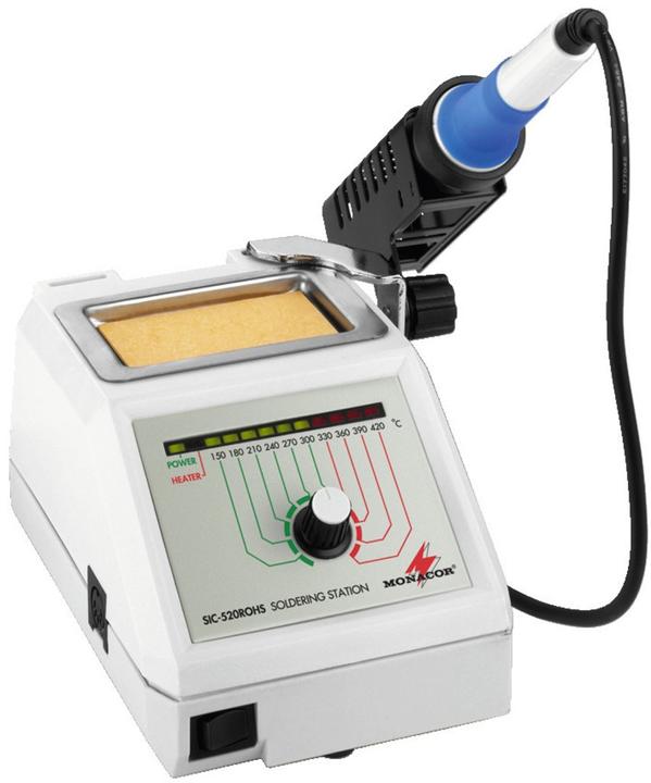 Actual product image Monacor Soldering station