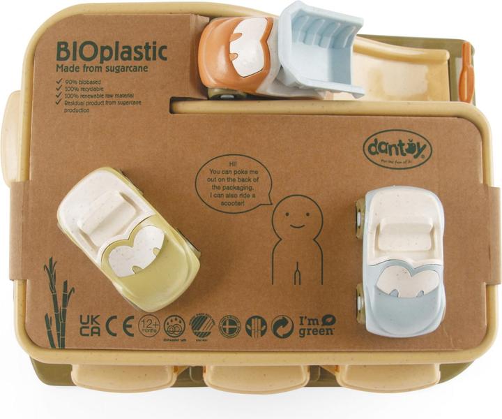 Productafbeelding dantoy BIO garage voor vier auto's