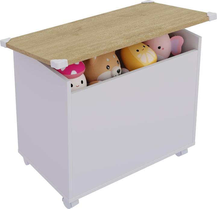 Honey oak, White