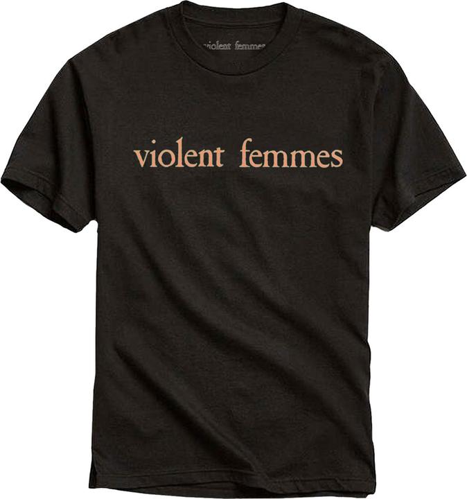 Violent Femmes Salmon Pink Vintage Logo