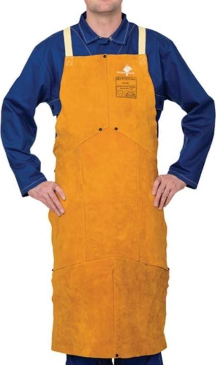 Image du produit Weldas Tablier Lava Brown™ longueur env. 107 cm x l. env. 80 cm marron croûte de cuir