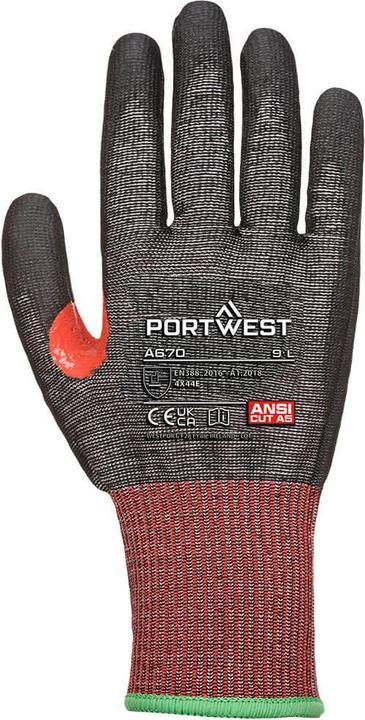 Actual product image Portwest Unisex Adult A670 CS F13 PU Cut Resistant Gloves (XXL)