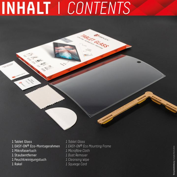 Actual product image Displex Tablet glass, tablet protective glass (1 Piece, Tab M10 FHD Plus)