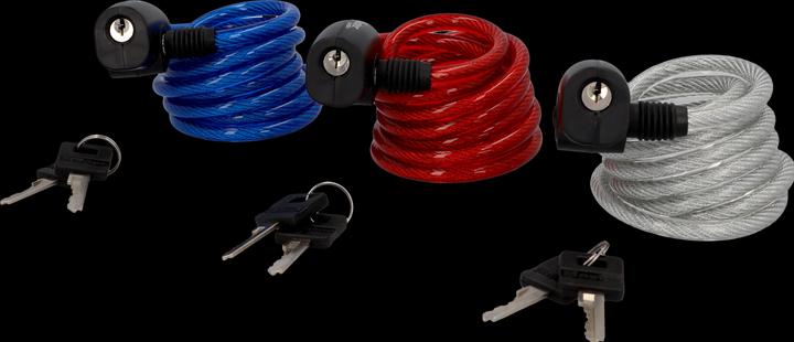 Produktbild Master Lock Spiralkabelschloss-Set 3-teilig (180 cm)