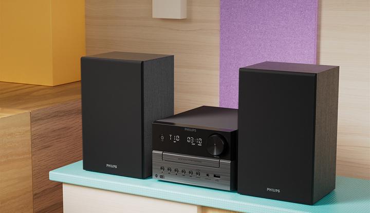 Image du produit Philips TAM3505 Micro System, black (Bluetooth, Lecteur de CD, 1x 20 W)