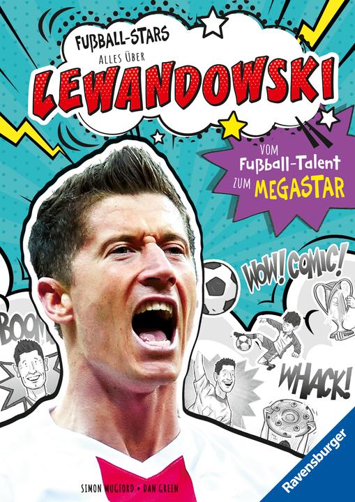 Produktbild Ravensburger Fussball-Stars - Alles über Lewandowski (Deutsch, Dan Green, Ulrich Thiele, Simon Mugford, 2024)