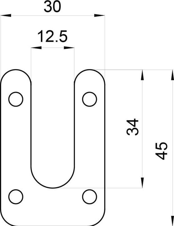 Immagine prodotto OK-Line Placche distanziatrici INOX (1 pz.)