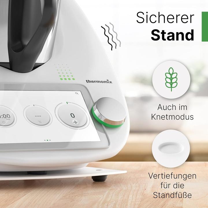 Immagine prodotto Leckerhelfer Tavola di scorrimento per Thermomix TM6 e TM5 in bianco
