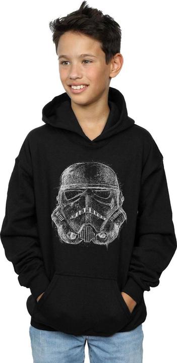 Produktbild Star Wars Stormtrooper Scribble Helmet Kapuzenpullover Jungen (140, 146)