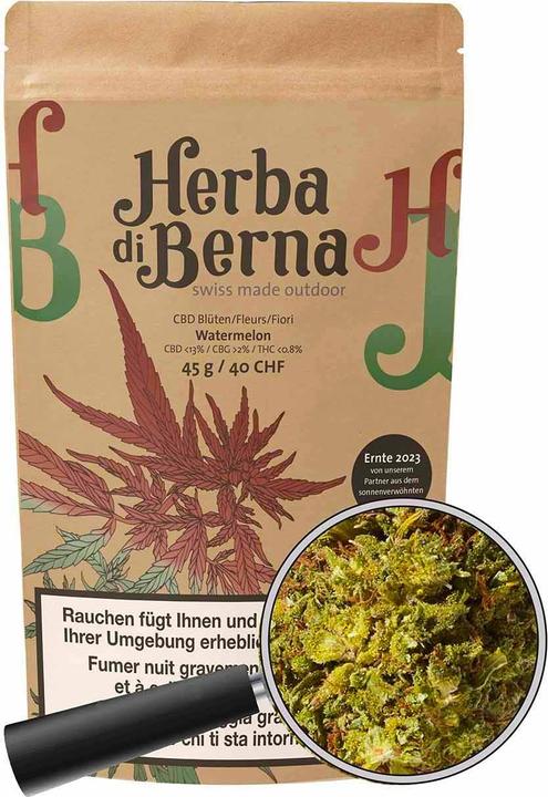 Actual product image Herba di Berna Watermelon Outdoor 45g (45 g, Outdoor)