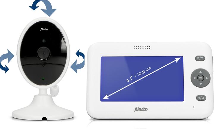 Actual product image Alecto Baby monitor with camera DVM-140 (Video & Audio, 300 m)