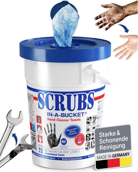 Actual product image Scrubs Antibacterial cleaning wipes (1 pcs.)