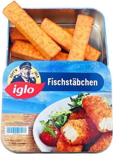 Produktbild Tanner Iglo Fischstäbchen Holz in Metalldose