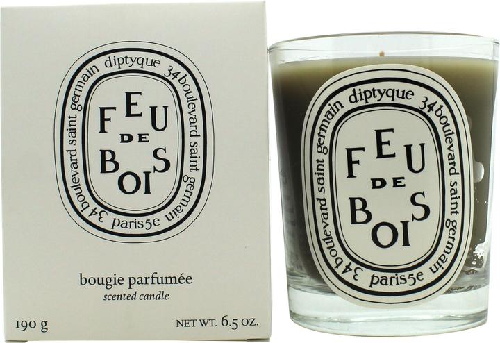 Actual product image Diptyque Scented Candle in a Glass Feu de Bois (190 g)