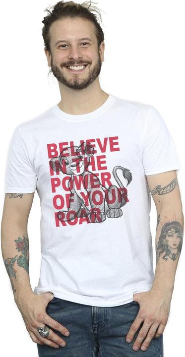 Actual product image Disney Mens The Lion King Power Of Roar T-Shirt (XXL)