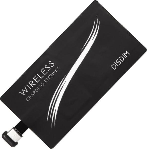 Produktbild JTI Qi-Adapter - kabelloser Ladeempfänger für USB-C - Schwarz