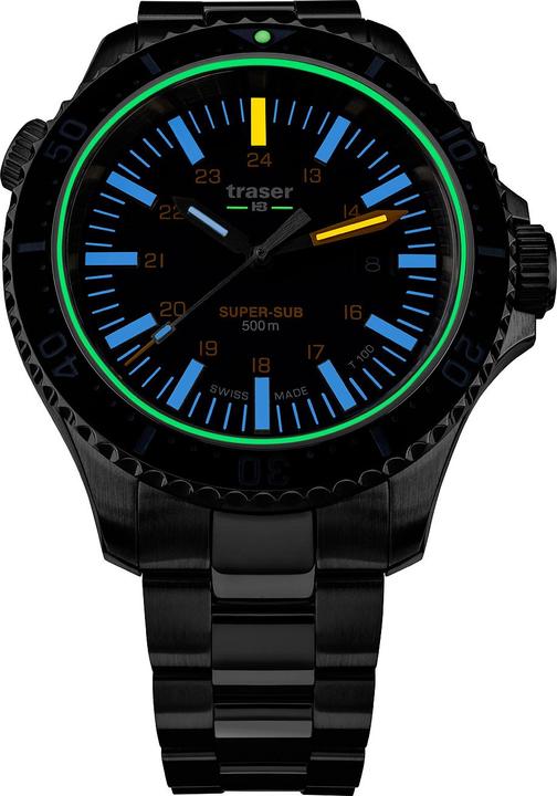 Actual product image Traser H3 109372 P67 T100 SuperSub Blue 46mm 50ATM (46 mm)