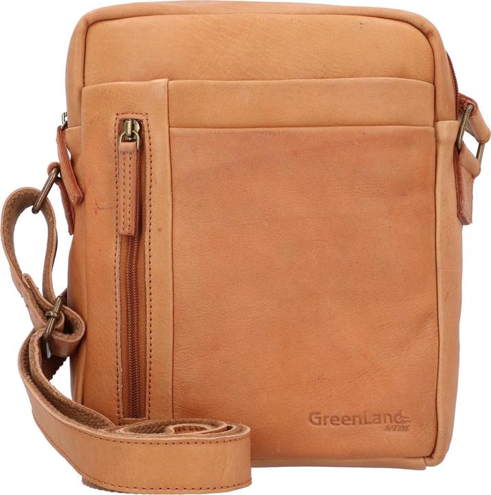 Image du produit Greenland Nature Sac à bandoulière en cuir 22 cm