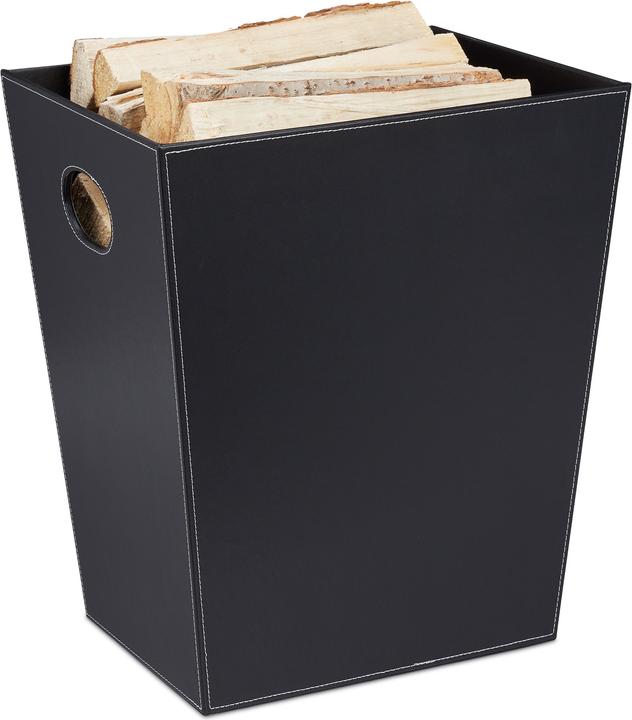 Actual product image Relaxdays Wood basket (44.5 x 38 x 50 cm)