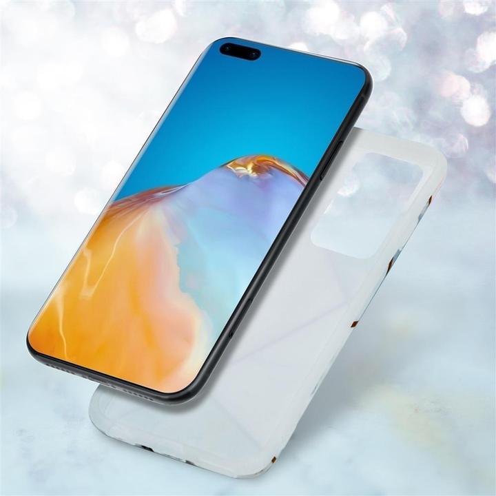Produktbild Cadorabo IMD TPU Bunter Marmor Cover (Huawei P40)