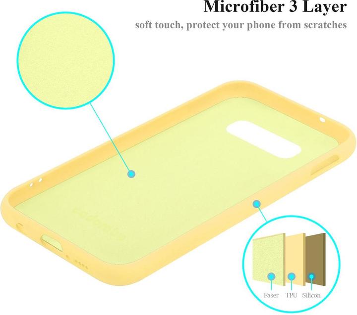 Actual product image Cadorabo TPU Liquid Silicone Case Cover (Samsung Galaxy S10e)