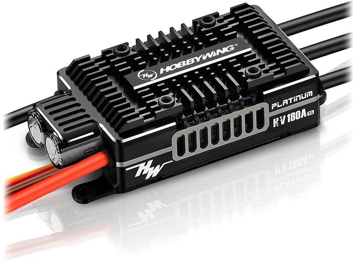 Immagine prodotto Hobbywing Regolatore HV Platinum Pro 180A V5 6-14s, 10 A BEC