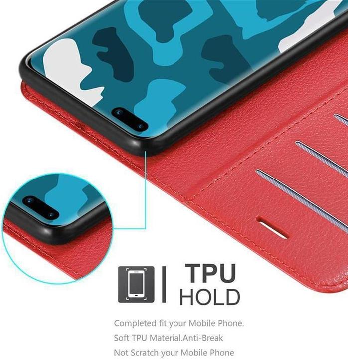 Actual product image Cadorabo Book with stand function cover (Huawei P40)