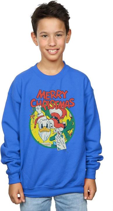 Immagine prodotto Disney Donald Duck Merry Christmas Felpa Ragazzi (140, 146)