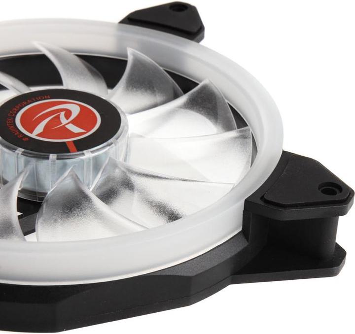Actual product image Raijintek IRIS 14 Rainbow RGB LED fan, set of 2 incl. controller (140 mm, 2 x)