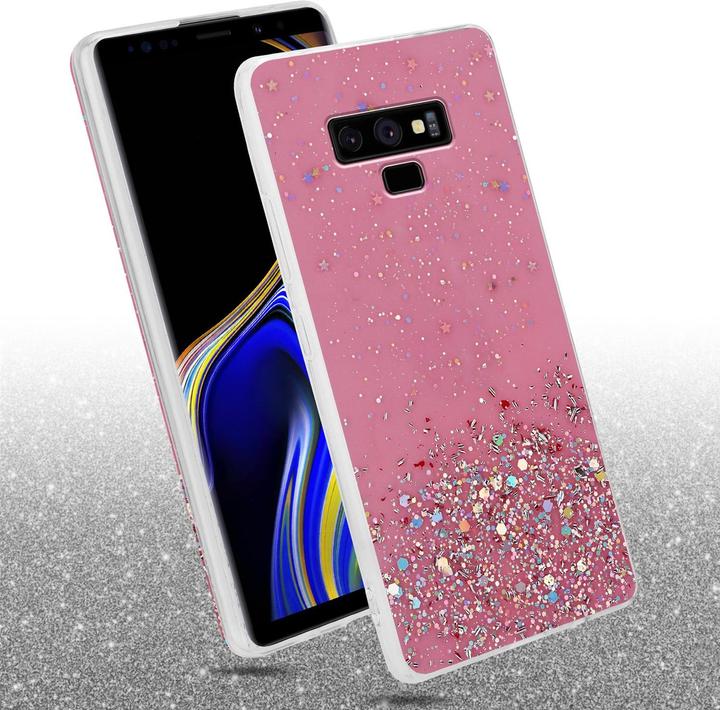 Actual product image Cadorabo TPU cover sparkling glitter (Samsung Galaxy Note 9)
